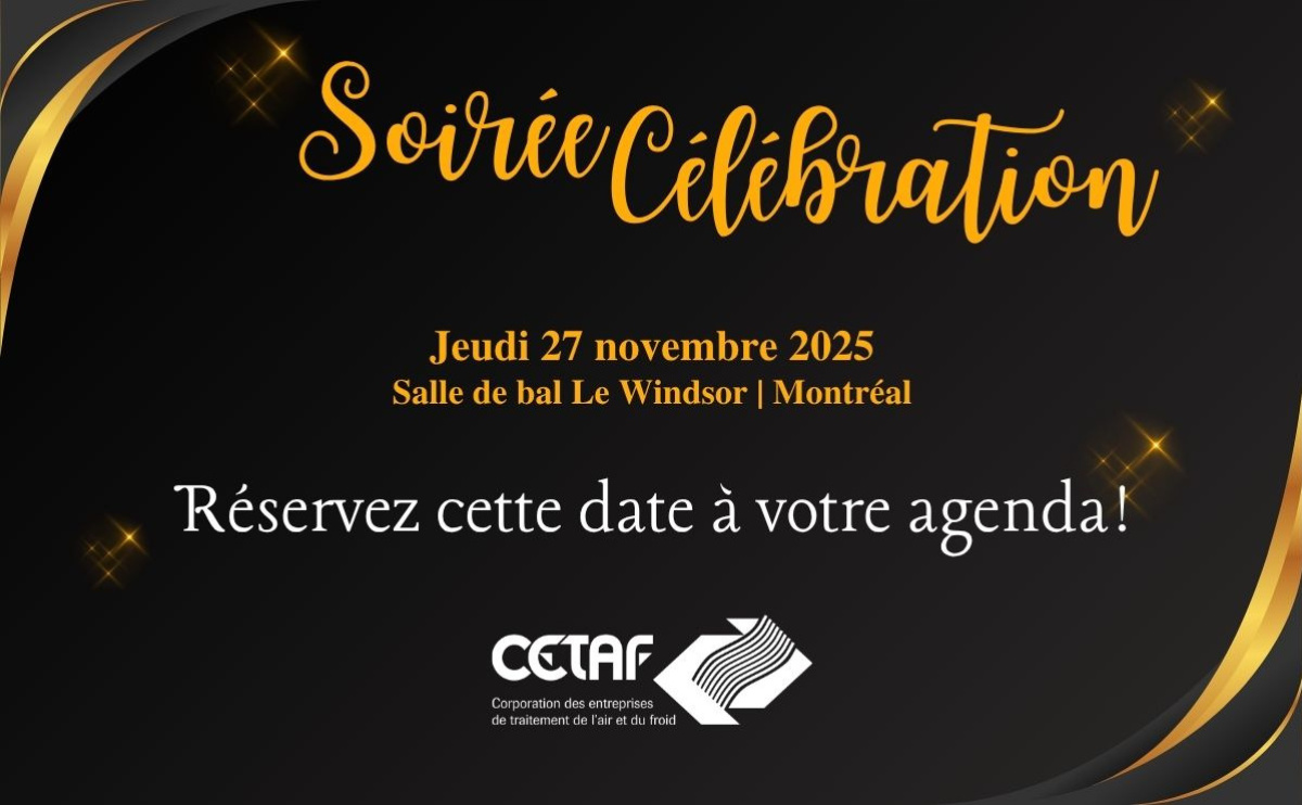 Réservez cette date à votre agenda!