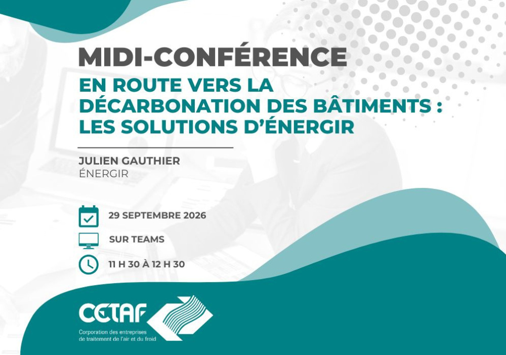 MIDI-CONFÉRENCE | En route vers la décarbonation des bâtiments : les solutions d’Énergir