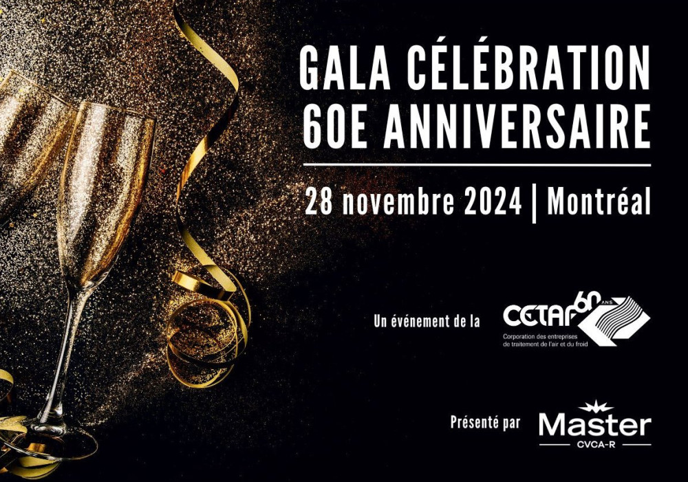 Gala C&eacute;l&eacute;bration 60e anniversaire : 28 novembre 2024 &agrave; Montr&eacute;al