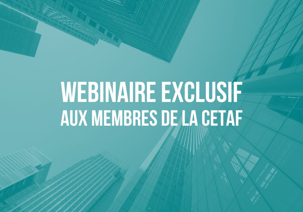 Pensez l&rsquo;&eacute;nergie autrement | Webinaire exclusif aux membres de la CETAF